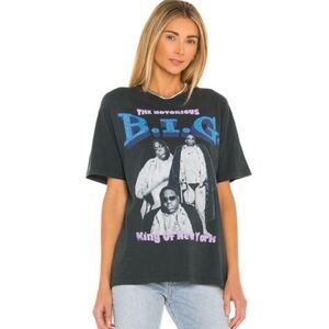 Daydreamer black notorious BIG weekend tour band tee shirt